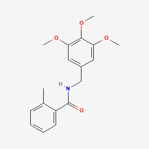 2-methyl-N-(3,4,5-trimethoxybenzyl)benzamide