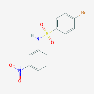 4-bromo-N-(4-methyl-3-nitrophenyl)benzenesulfonamide