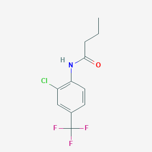 N-[2-chloro-4-(trifluoromethyl)phenyl]butanamide