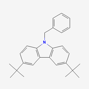 molecular formula C27H31N B4572591 9-苄基-3,6-二叔丁基-9H-咔唑 