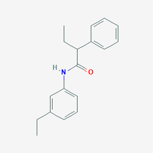 molecular formula C18H21NO B457266 N-(3-ethylphenyl)-2-phenylbutanamide 