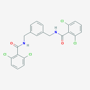 molecular formula C22H16Cl4N2O2 B457267 2,6-dichloro-N-(3-{[(2,6-dichlorobenzoyl)amino]methyl}benzyl)benzamide 