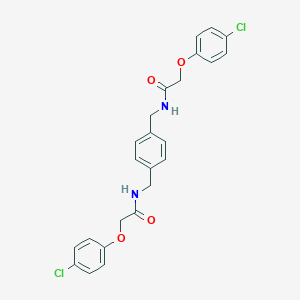 2-(4-chlorophenoxy)-N-[4-({[(4-chlorophenoxy)acetyl]amino}methyl)benzyl]acetamide