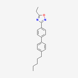 molecular formula C21H24N2O B4572693 5-乙基-3-(4'-戊基-4-联苯基)-1,2,4-恶二唑 