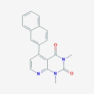 molecular formula C19H15N3O2 B4572698 1,3-二甲基-5-(2-萘基)吡啶并[2,3-d]嘧啶-2,4(1H,3H)-二酮 