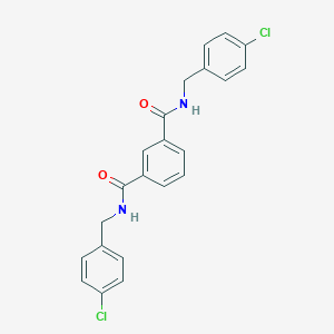 molecular formula C22H18Cl2N2O2 B457284 N~1~,N~3~-bis(4-chlorobenzyl)isophthalamide 
