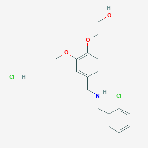 2-(4-{[(2-chlorobenzyl)amino]methyl}-2-methoxyphenoxy)ethanol hydrochloride