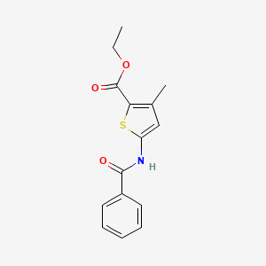 molecular formula C15H15NO3S B4573005 Ethyl 5-benzamido-3-methylthiophene-2-carboxylate CAS No. 41940-44-7