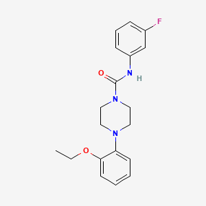 4-(2-ethoxyphenyl)-N-(3-fluorophenyl)piperazine-1-carboxamide