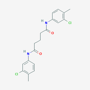 molecular formula C19H20Cl2N2O2 B457316 N,N'-bis(3-chloro-4-methylphenyl)pentanediamide 