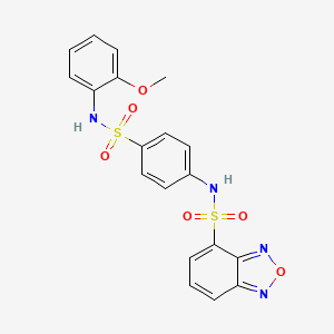 N-(4-{[(2-methoxyphenyl)amino]sulfonyl}phenyl)-2,1,3-benzoxadiazole-4-sulfonamide