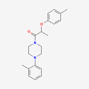 2-(4-Methylphenoxy)-1-[4-(2-methylphenyl)piperazin-1-yl]propan-1-one