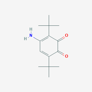 molecular formula C14H21NO2 B4573311 4-氨基-3,6-二叔丁基苯并-1,2-醌 CAS No. 5175-71-3