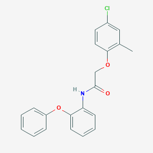 molecular formula C21H18ClNO3 B457335 2-(4-chloro-2-methylphenoxy)-N-(2-phenoxyphenyl)acetamide 