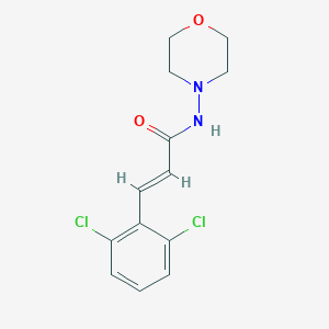 molecular formula C13H14Cl2N2O2 B457344 3-(2,6-dichlorophenyl)-N-(4-morpholinyl)acrylamide 