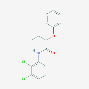 molecular formula C16H15Cl2NO2 B457347 N-(2,3-dichlorophenyl)-2-phenoxybutanamide 