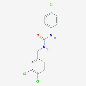 molecular formula C14H11Cl3N2O B457348 N-(4-chlorophenyl)-N'-(3,4-dichlorobenzyl)urea 