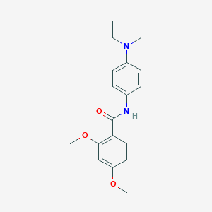 molecular formula C19H24N2O3 B457356 N-[4-(diethylamino)phenyl]-2,4-dimethoxybenzamide 