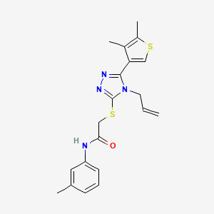 2-{[4-ALLYL-5-(4,5-DIMETHYL-3-THIENYL)-4H-1,2,4-TRIAZOL-3-YL]SULFANYL}-N-(3-METHYLPHENYL)ACETAMIDE