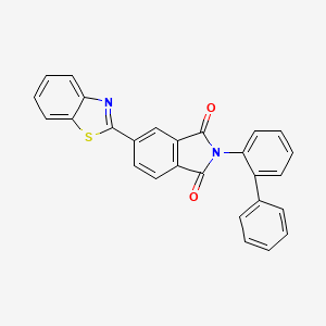 molecular formula C27H16N2O2S B4573620 5-(1,3-苯并噻唑-2-基)-2-(2-联苯基)-1H-异吲哚-1,3(2H)-二酮 