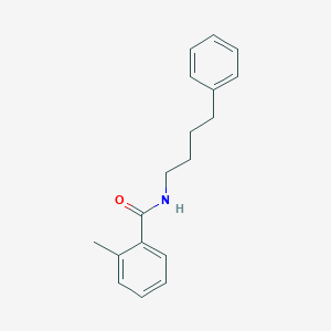 molecular formula C18H21NO B457364 2-methyl-N-(4-phenylbutyl)benzamide 