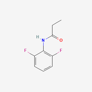 molecular formula C9H9F2NO B4573674 N-(2,6-difluorophenyl)propanamide 