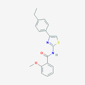 N-[4-(4-ethylphenyl)-1,3-thiazol-2-yl]-2-methoxybenzamide