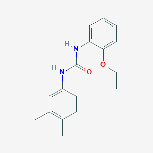 molecular formula C17H20N2O2 B4573788 N-(3,4-dimethylphenyl)-N'-(2-ethoxyphenyl)urea 