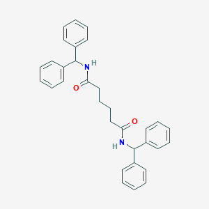 molecular formula C32H32N2O2 B457386 N~1~,N~6~-dibenzhydrylhexanediamide 