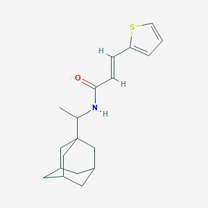 molecular formula C19H25NOS B457389 N-[1-(1-adamantyl)ethyl]-3-(2-thienyl)acrylamide 