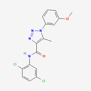 N-(2,5-dichlorophenyl)-1-(3-methoxyphenyl)-5-methyl-1H-1,2,3-triazole-4-carboxamide