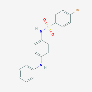 molecular formula C18H15BrN2O2S B457403 N-(4-anilinophenyl)-4-bromobenzenesulfonamide 