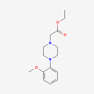 ETHYL 2-[4-(2-METHOXYPHENYL)PIPERAZINO]ACETATE