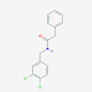 molecular formula C15H13Cl2NO B457412 N-(3,4-dichlorobenzyl)-2-phenylacetamide 