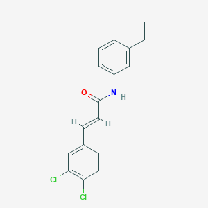 3-(3,4-dichlorophenyl)-N-(3-ethylphenyl)acrylamide