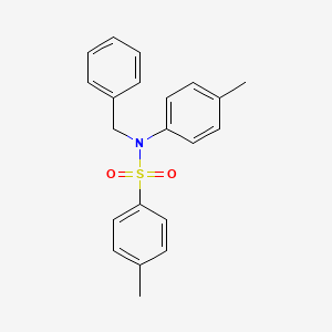 molecular formula C21H21NO2S B4574232 N-benzyl-4-methyl-N-(4-methylphenyl)benzenesulfonamide 