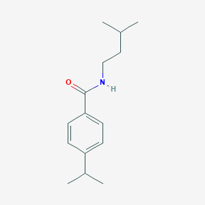 molecular formula C15H23NO B457427 N-isopentyl-4-isopropylbenzamide 
