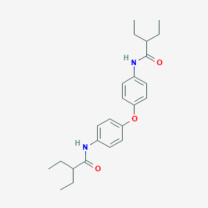 molecular formula C24H32N2O3 B457428 2-ethyl-N-(4-{4-[(2-ethylbutanoyl)amino]phenoxy}phenyl)butanamide 