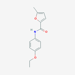 molecular formula C14H15NO3 B457429 N-(4-ethoxyphenyl)-5-methylfuran-2-carboxamide CAS No. 544680-79-7