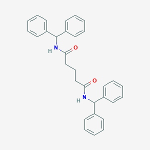molecular formula C31H30N2O2 B457432 N~1~,N~5~-dibenzhydrylpentanediamide 