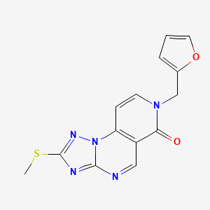 7-(furan-2-ylmethyl)-2-(methylsulfanyl)pyrido[3,4-e][1,2,4]triazolo[1,5-a]pyrimidin-6(7H)-one