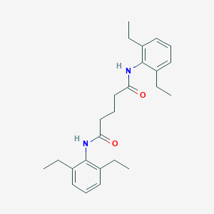 molecular formula C25H34N2O2 B457440 N,N'-bis(2,6-diethylphenyl)pentanediamide 