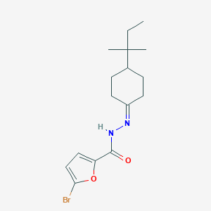 molecular formula C16H23BrN2O2 B457441 5-bromo-N'-(4-tert-pentylcyclohexylidene)-2-furohydrazide 