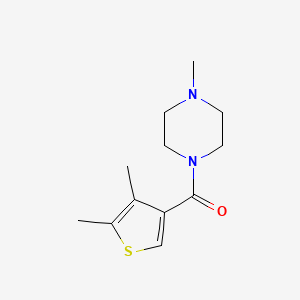 1-[(4,5-dimethyl-3-thienyl)carbonyl]-4-methylpiperazine