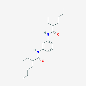 molecular formula C22H36N2O2 B457447 2-ethyl-N-{3-[(2-ethylhexanoyl)amino]phenyl}hexanamide 
