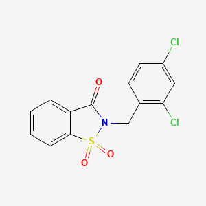 2-(2,4-dichlorobenzyl)-1,2-benzisothiazol-3(2H)-one 1,1-dioxide