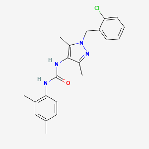 N-[1-(2-chlorobenzyl)-3,5-dimethyl-1H-pyrazol-4-yl]-N'-(2,4-dimethylphenyl)urea