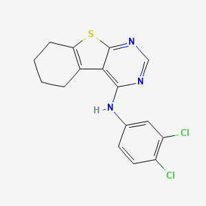 N-(3,4-dichlorophenyl)-5,6,7,8-tetrahydro[1]benzothieno[2,3-d]pyrimidin-4-amine