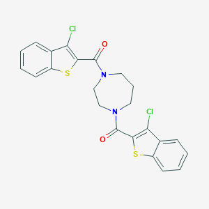 1,4-Bis[(3-chloro-1-benzothien-2-yl)carbonyl]-1,4-diazepane