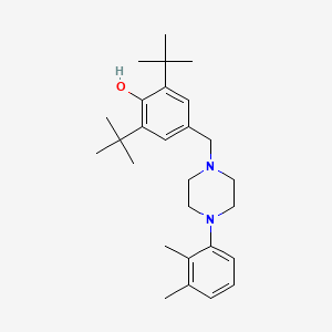 2,6-di-tert-butyl-4-{[4-(2,3-dimethylphenyl)-1-piperazinyl]methyl}phenol